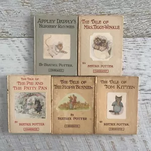 Vintage Beatrix Potter 1960’s/70’s Books 5 Book Bundle - Picture 1 of 8