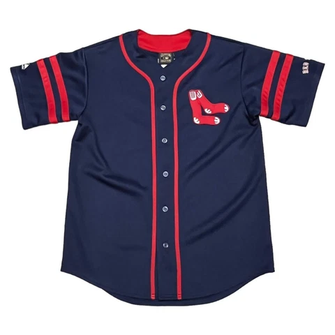 Vintage Boston Red Sox Cooperstown TED WILLIAMS Retro MLB Jersey - Mens Large Cover