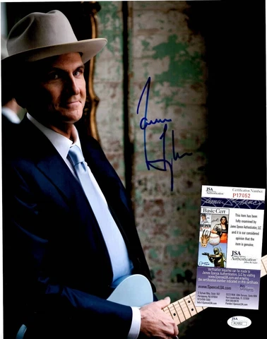 James Taylor In-Person Signed 11x14 Photo w/ JSA COA #P17052 Cover