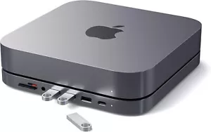Concentrador y soporte USB C 6 en 1 para Mac Mini - Perfección de aluminio gris espacial - Imagen 1 de 12
