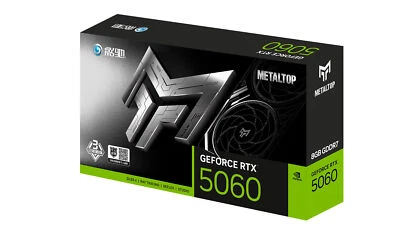 GALAXY GeForce RTX 5060 8GB OC Metal Master Black  GDDR7 Graphics card - Image 1 of 4