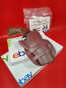 Hunter 1094-30 Leather Belt Holster, RH for Mid Size Frame 3-4" Barrel Revolver - Picture 1 of 9