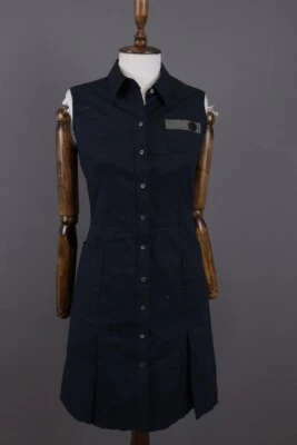 Vestido curto JIL SANDER azul marinho sem mangas Bodycon Business tamanho 36 - Imagem 1 de 4