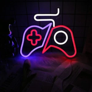 GamePad Neon Signs Dimmable Game Controller Neon Sign for Gamer Room Decor - Picture 1 of 7