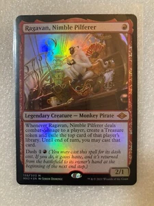 Magic 2021 MTG MH2 138 FOIL Ragavan, Nimble Pilferer Modern Horizons 2 MINT NM M - Bild 1 von 1