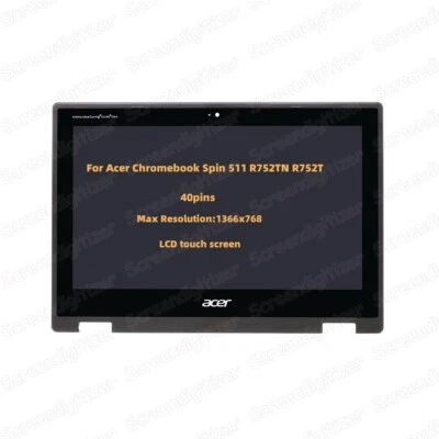 For Acer Chromebook Spin 511 R752TN R752T LCD touch screen 6M.H90N7.001 Assembly - Image 1 of 4