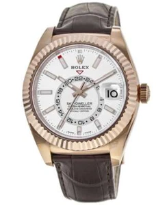 Rolex Sky-Dweller White Dial 18kt Everose Gold Men's Watch M326135-0006-PO - Picture 1 of 3