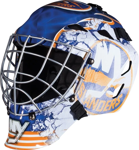 New York Islanders Unsigned Franklin Sports Replica Full-Size Goalie Mask Cover