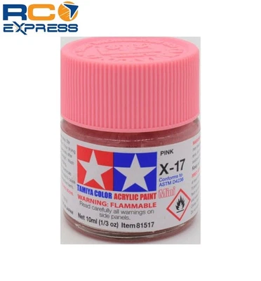 Tamiya Acrylic Mini X17 Pink TAM81517 - Image 1 of 2