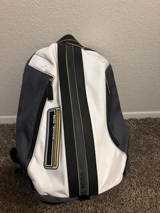 MICHAEL KORS KENT SPORTS LARGE BACKPACK MK WHITE/LEMON - Picture 1 of 4