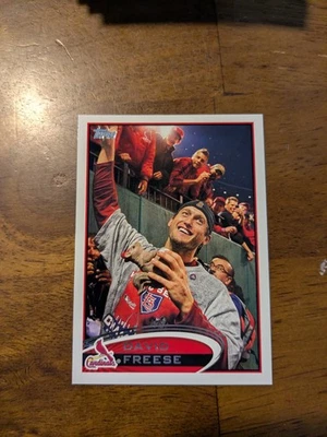 2012 Topps #273c David Freese 拉力赛松鼠 — 第 1/2 张图片