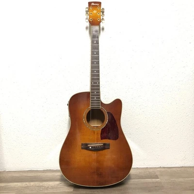 Ibanez Artwood AW200ECE Acoustic Electric Guitar Spruce Flamed Maple 2005 RARE - Image 1 of 4
