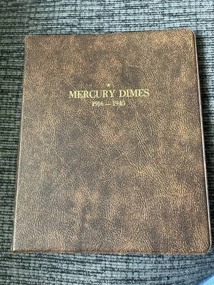 Empty HARCO Coin Master US Mercury Dime Coin Album 1916 - 1945 Used - Image 1 of 4