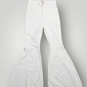 We the Free People High Rise Flare Bell Bottom Jeans Damen Gr. 29 weiß - Bild 1 von 9
