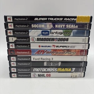 Lot of 10 Sony Playstation 2 PS2 Games - Various Condition - Untested - Picture 1 of 7