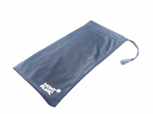 Genuine Montblanc Soft Drawstring Designer Eyeglass Sunglass Pouch Case Black - Picture 1 of 4