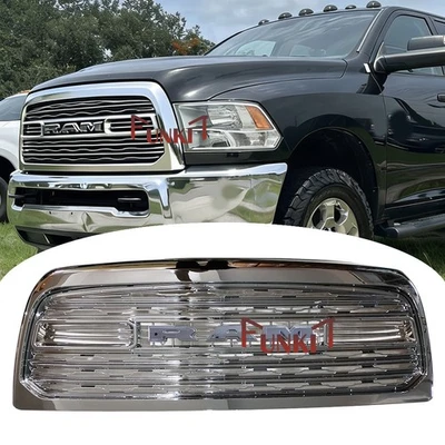 Rejilla estilo LTD para Dodge RAM 2500 2013-2018 parrilla de actualización con letras cromadas Foto 1 de 4
