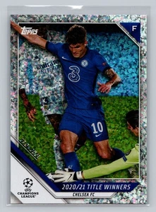 2021-22 Topps UEFA Champions League #81 2020/21 vincitori del titolo TW Sparkle Foil - Foto 1 di 2