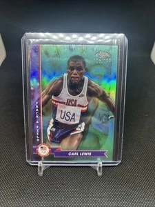 Carl Lewis Topps Chrome Olympics Refractor /199 Card - Picture 1 of 2