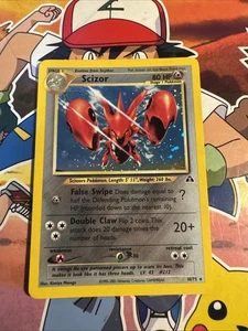 Scizor 10/75 Neo Discovery 2001 Holo Rare WOTC Pokémon Card TCG - NM - Picture 1 of 15