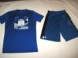 Under Armour Boys Athletic Tee & Shorts ~ Youth Size L- XL - Picture 1 of 7