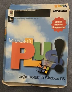 RARITÄT - Microsoft PLUS! - Begleitprodukt für Windows 95 - Bild 1 von 4