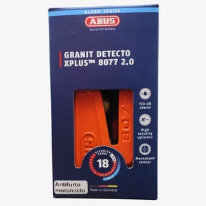 Bloccadisco con Antifurto per Moto ABUS GRANIT™ Detecto XPlus 8077 2.0 - Arancio - Picture 1 of 1