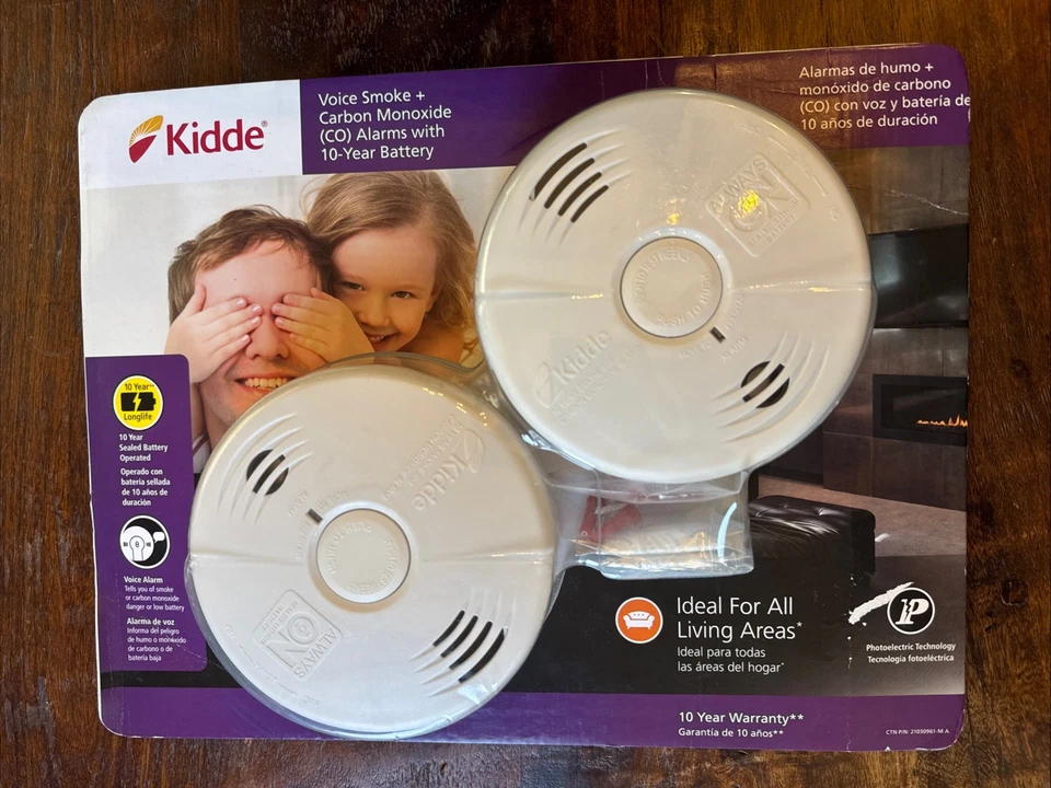 Kidde P3010CU-Voice Smoke Carbon Monoxide (CO) Alarm 10-Years Battery
