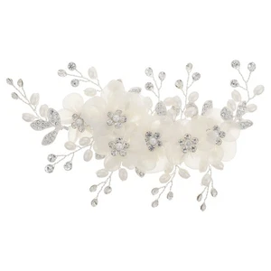  Forcine Con Strass Fermagli Sposa Capelli Clip Per Di Fermaglio Da - Foto 1 di 12