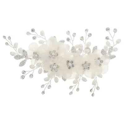  Forcine Con Strass Fermagli Sposa Capelli Clip Per Di Fermaglio Da - Immagine 1 di 4