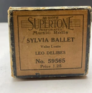 Supertone 59565 Sylvia Ballet Music Rolls, MULTIPLE ROLLS SHIP FREE! - Picture 1 of 3