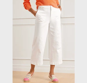Talbots Simply Flattering Collection White Crop Jeans Size14 - Picture 1 of 10