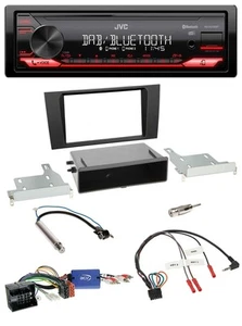 JVC DAB Lenkrad Bluetooth USB Autoradio für Audi A4 (2000-2001) - Bild 1 von 10