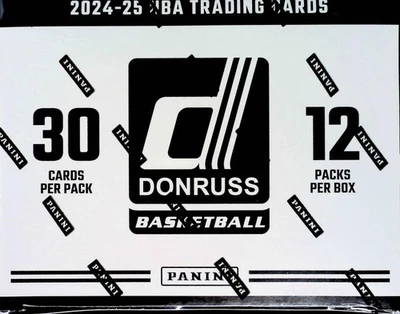 2024-25 Panini Donruss NBA Basketball Factory Sealed Cello Value Box 360 Cards