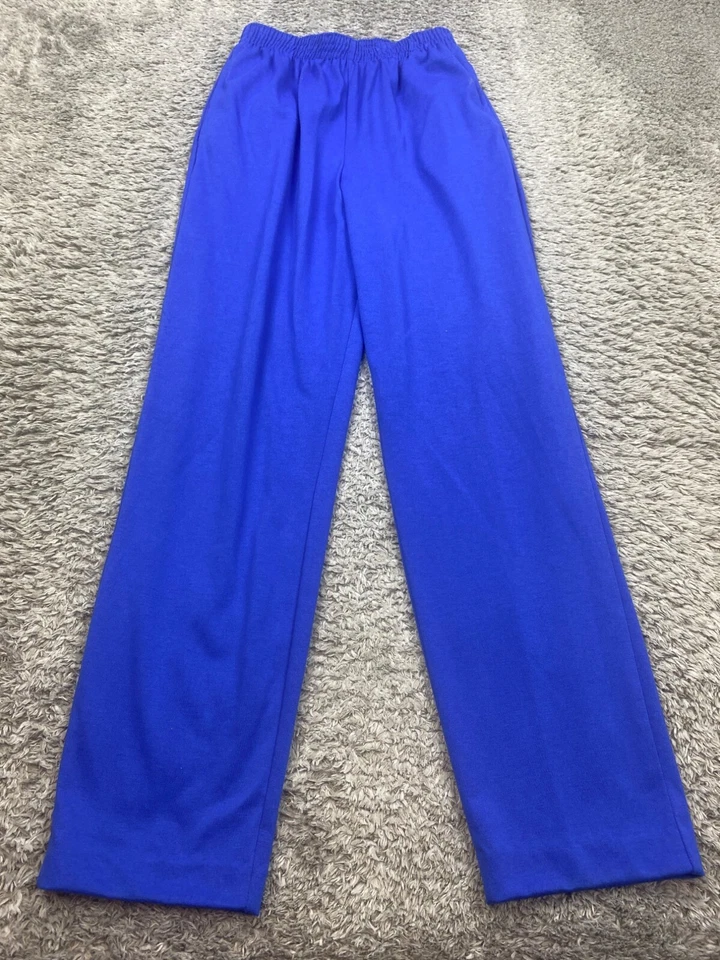 Vtg Jantzen Pants Women Medium Pull On High Rise Stretch Trousers Made In USA - Image 1 of 4