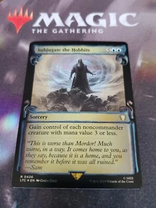 Mtg. Unterwerft die Hobbits. Folienvitrinenrollen. Der Herr der Ringe. Nm  - Bild 1 von 1