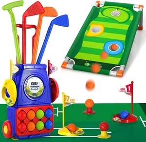 Bennol Kids Toddler Golf Set, Indoor Outdoor Outside Golf Toys Gifts - Picture 1 of 5