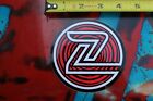 Z-Flex Autographed by (?) Red Black Zephyr ZBOY Vintage Skateboarding STICKER