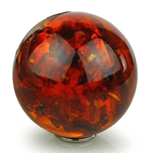 Baltic Amber Natural 500 Ct Sensational Sphere Shape BEAUTIFUL Gemstone New Look - Picture 1 of 4