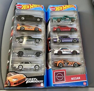 🏁 Hot Wheels 2003 Fast and Furious Fast Five + Vintage Nissan 5 Car Set 1/64 🏁 - Picture 1 of 2
