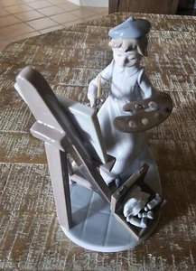 VTG Lladro Spain Still Life Joven Pintora Painter Porcelain 5363 Artist - Picture 1 of 16