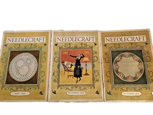 Needlecraft Magazine 1917/19 Cream Of Wheat Advertisements Recipes Stories Lot 3 - Picture 1 of 7