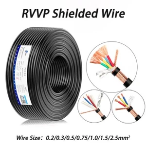 RVVP Flexibel abgeschirmtes Signal kabel 2-6 Kern ummanteltes Kabel 0.12-2.5mm² - Picture 1 of 6