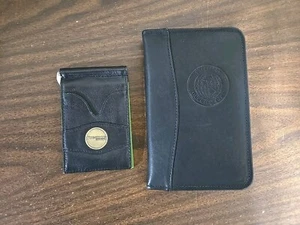 Firestone CC (Akron, OH) Gift Pack- Leather Bifold Black Wallet + Notebook- NEW - Picture 1 of 7