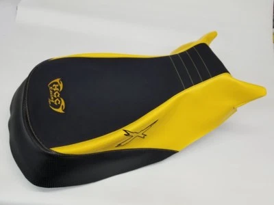 Cubierta de asiento Can Am Can-Am Outlander XMR 570 650 800 1000 2012 y arriba amarillo/negro/espuma Foto 1 de 4