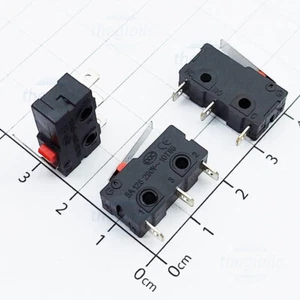 Interrupteurs Mini Micro switch KW11-3Z-2 à palette (18mm). 5A 250v neuf 26-42 - Picture 1 of 5
