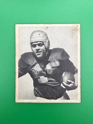 1948 Bowman Football - #65 Mike Holovak (RC) Chicago Bears Pinhole - Image 1 of 2