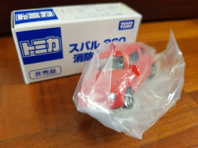 New Tomica Collectible 1/50 Fire Chief Patrol Diecast Subaru 360 Car - Image 1 of 2