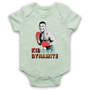 IRON MIKE TYSON BOXING LEGEND KID DYNAMITE UNOFFICIAL BABY GROW BABYGROW GIFT - Picture 1 of 10