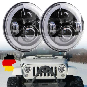 Für Jeep Wagoneer VW T3 Land Rover Defender 7 Zoll LED Scheinwerfer Standlicht - Bild 1 von 16